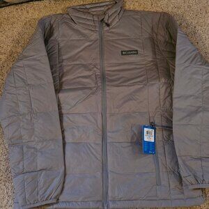 NEW Columbia Men's Voodoo Falls 590 TurboDown™ II Jacket Gray - Large
